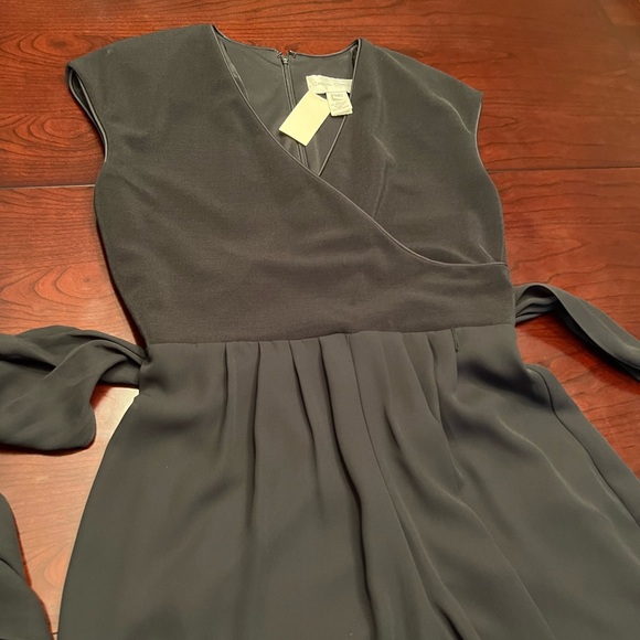 Casual Corner Pants - Casual Corner Gray Jumpsuit